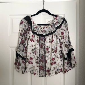 Club Monaco Off the shoulder blouse